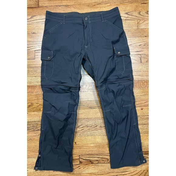 Kuhl Other - Kuhl Renegade Convertible Pants Mens 38x30 Gray Stealth Hiking Outdoor Zip Off